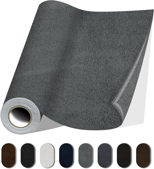 Fabric Repair Patches, 17X158 Inch Self-Adhesive Suede Patches Tape Durable by Lifeshoon