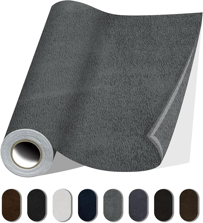 Fabric Repair Patches, 35X79 Inch Self-Adhesive Suede Patches Tape Durable by Lifeshoon