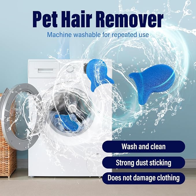 6PCS Reusable Pet Hair Remover for Laundry - Image 7