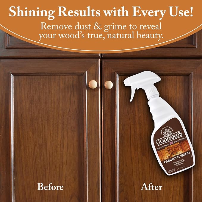 Goddard's Cabinet & Wood Wax Spray, Wood Cleaner & Furniture Polish, Wood - Image 6