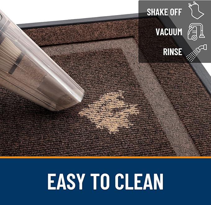 OLANLY Front Door Mat Indoor Outdoor Entrance, Waterproof All-Season, - Image 7
