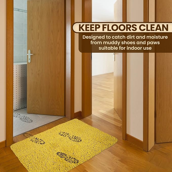 Premium Microfiber Indoor Door Mat – 24"x36" Washable Entry Mat, Waterproof - Image 4