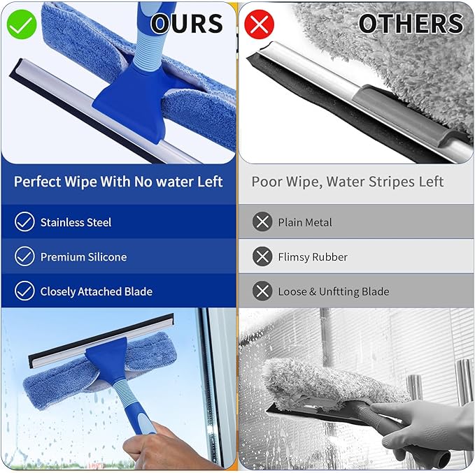 LOMIDA Professional Window Squeegee Kit - Image 6