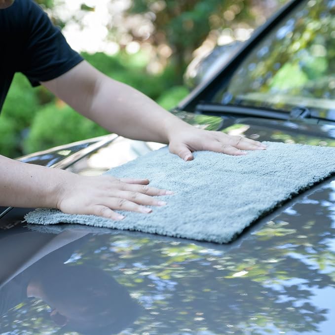 CARCAREZ Microfiber Towels for Cars, Car Drying Wash Detailing Towel - Image 6