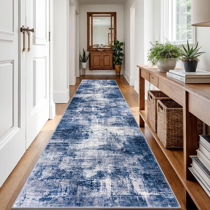 IOHOUZE Abstract Runner Rug 3x12 Ft Washable Runners - Image 8