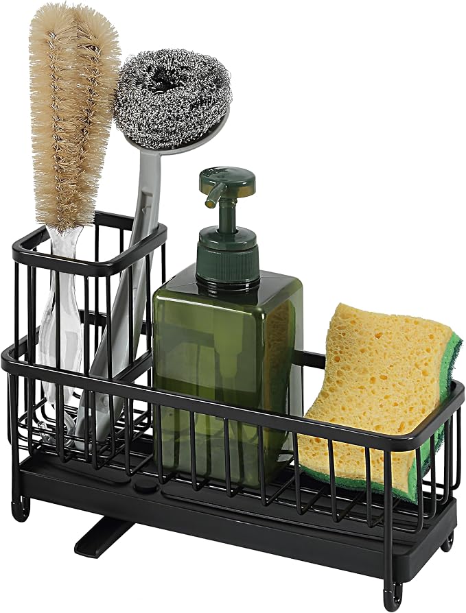 SunnyPoint Never Rust Stainless Utensil, Sink Cleaning Tools Holder by SunnyPoint