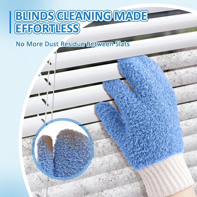 MIG4U Microfiber Dusting Gloves House Cleaning Glove - Image 4