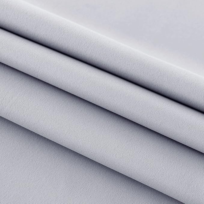 DWCN French Door Curtains – Rod Pocket Thermal Blackout Curtain - Image 5