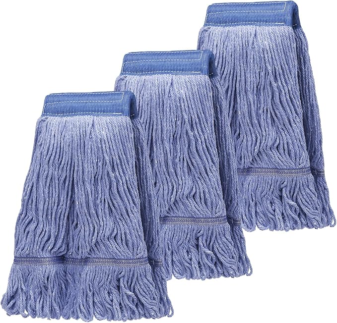 3 Pack Commercial Replace Mop Head, Reusable Mop Head Refills-Replacement Mop by Unknown