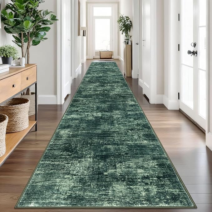 IOHOUZE Abstract Runner Rug 3x18 Ft Washable Runners by iOhouze