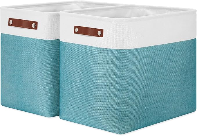 DULLEMELO Extra Large Storage Baskets, Fabric Storage Bins by DULLEMELO