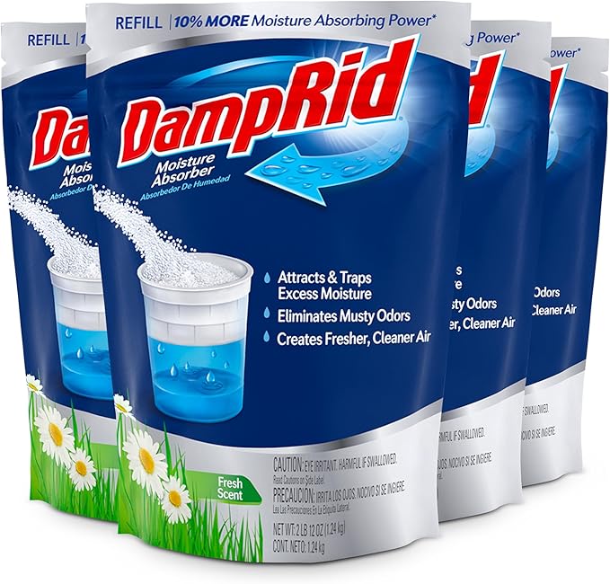 DampRid Refill Bag, Long-Lasting, Eliminates Musty Odors and Creates Fresher Air by DampRid