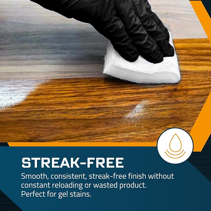 MāKRS Double Thick Stain Pad, Cut-to-Size Staining Pads, Streak-Free Applicator - Image 5