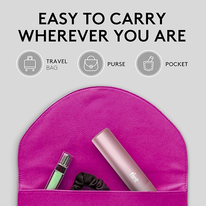 Flint Rose Gold Retractable Mini Lint Roller - Image 4