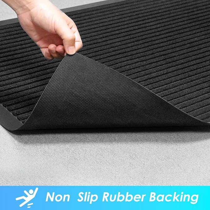 Vicwe Front Door Mat Indoor Outdoor Entrance, Low Profile, Easy Clean Entryway - Image 6
