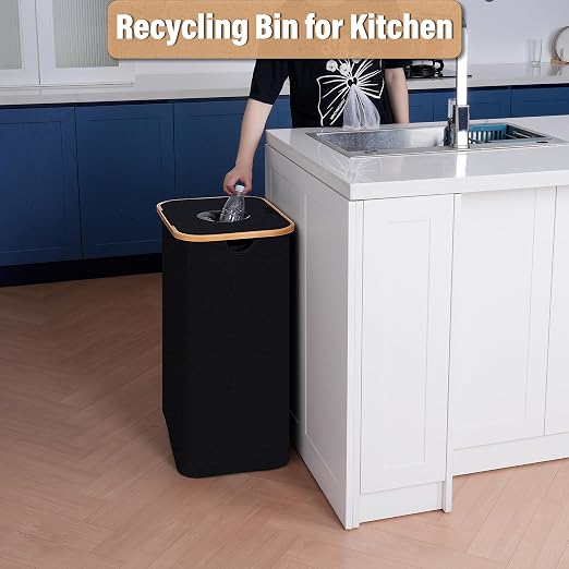 efluky Recycling Bin for Kitchen 26 Gallon, 100L Recycle Bin - Image 6