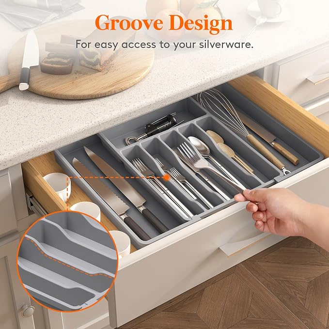 Lifewit Deep Silverware Drawer Organizer - Image 8