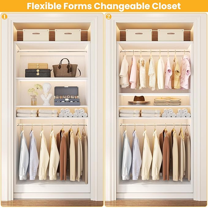 Unikito 3FT Freestanding Closet System - Image 3