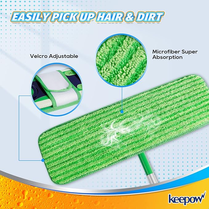 KEEPOW XL Wet Pads Refills for Swiffer XL, Wet Mopping Cloths for Swiffer XL Mop - Image 3