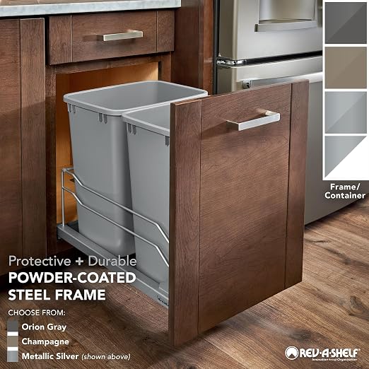 Rev-A-Shelf Double Pullout Trash - Image 2