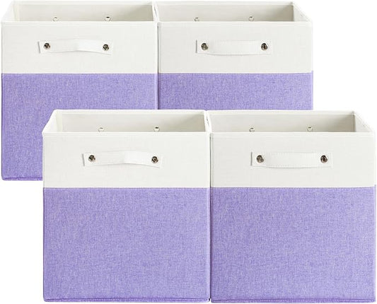13 x 13 Inch Fine Linen Storage Bins by FinishingBo