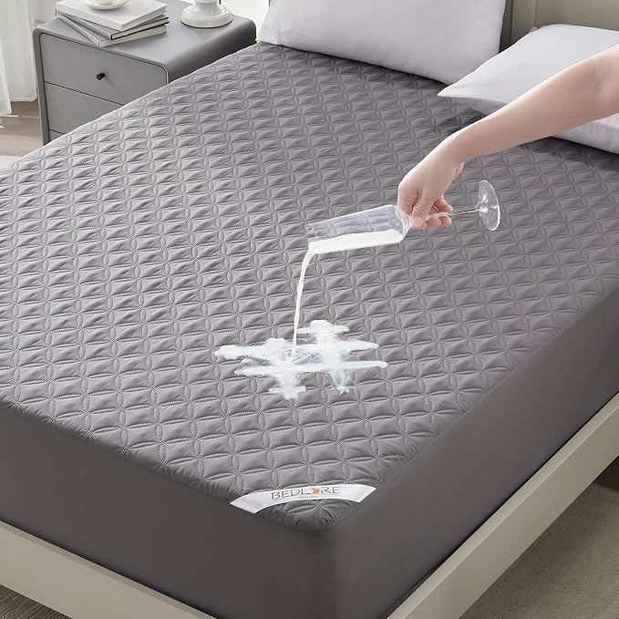 BEDLORE Waterproof Mattress Protector, Noiseless California King Size Mattress by Bedlore