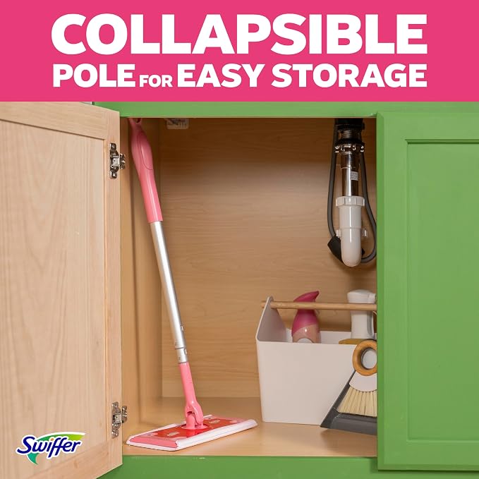 Swiffer Sweep and Mop Deluxe, Limited Edition Pink Wicked: - Image 6