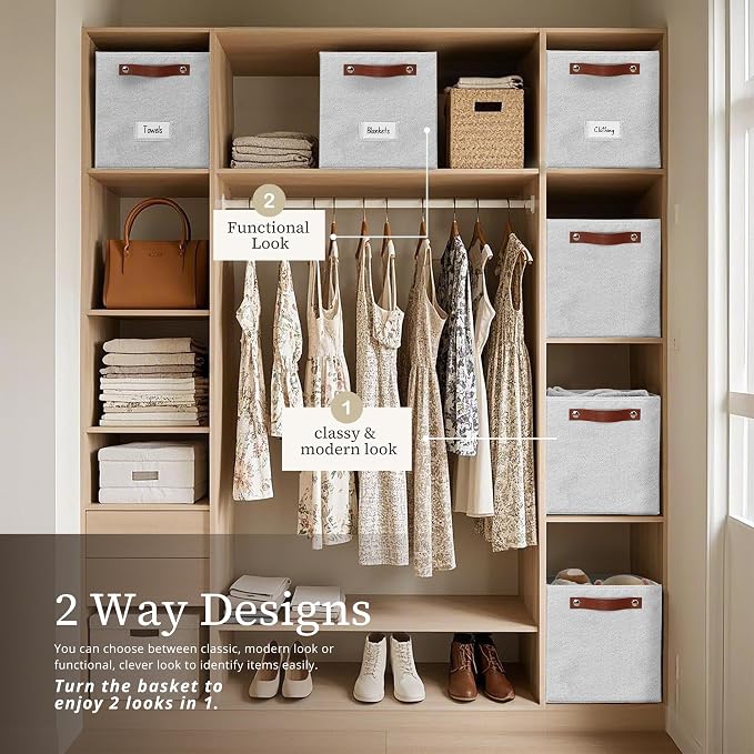 DECOMOMO Storage Bins, Cube Storage Bin - Image 4