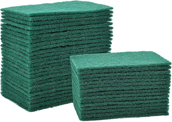 Jetec Scrub Pads Scouring Pads Sponge Dish Scrubber Scouring Cleaning Non by Jetec