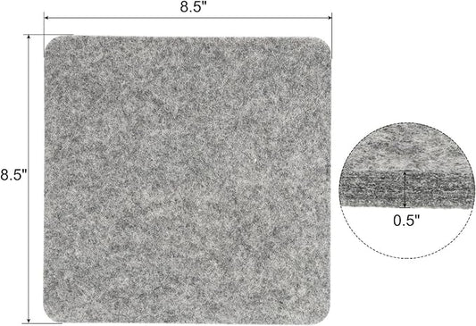 PATIKIL Wool Pressing Mat, 8.5" x 8.5" Wool Ironing Pad Blanket 0.5" Thickened - Image 2