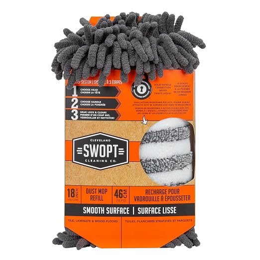 SWOPT 18” Microfiber Dust Mop Refill – Cleaning Pad - Image 13