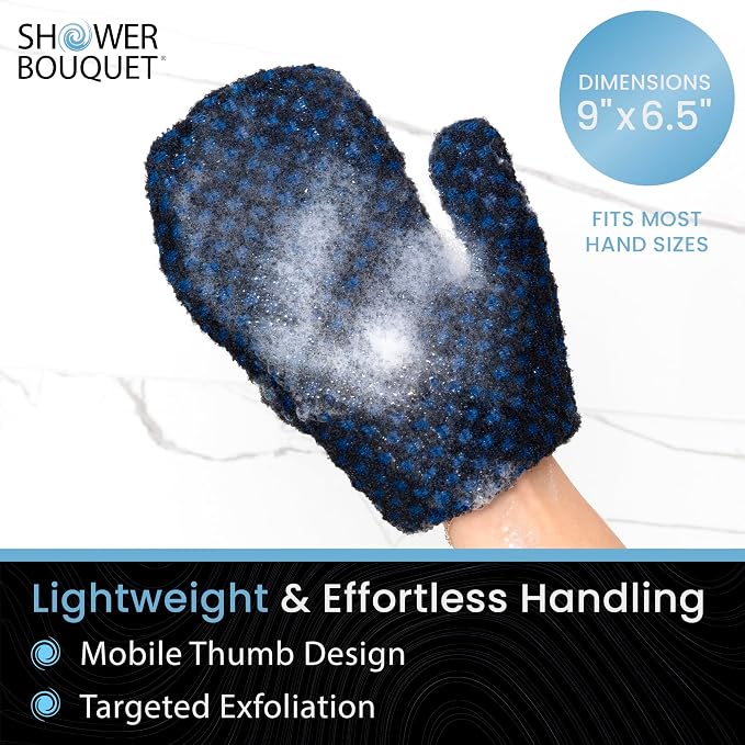 Japanese Exfoliating Mitt for Shower - Image 6