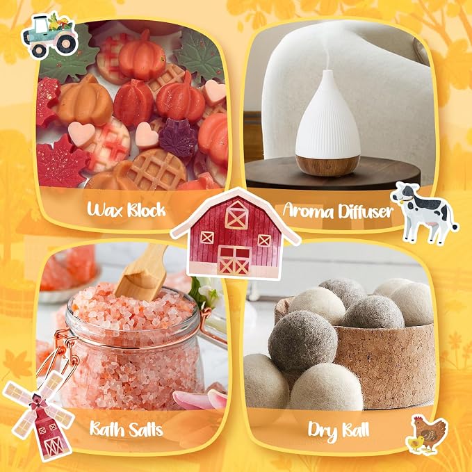 Fall Cozy Cabin Fragrance Oils Set, Essential Oil - Image 4