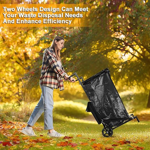 Leaf Bag Holder, Trash Bag Holder Stand, Lawn Bag Holder, Adjustable Outdoor - Image 5