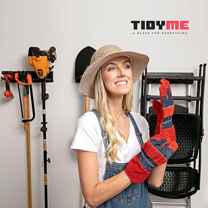 Garage Wall Organizer | 64" Heavy-Duty Tool Storage Rack | Adjustable - Image 5