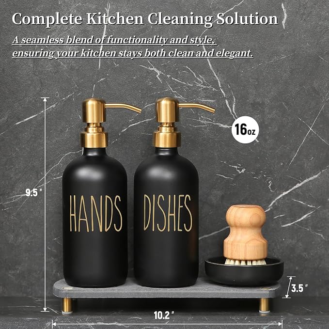MOMEEMO Soap Dispenser Set Comes - Image 2