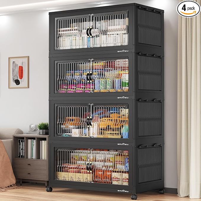 BROVIEW 800Qt Extra Large Stackable Storage Bins by BROVIEW-EnjoytheArtofLife