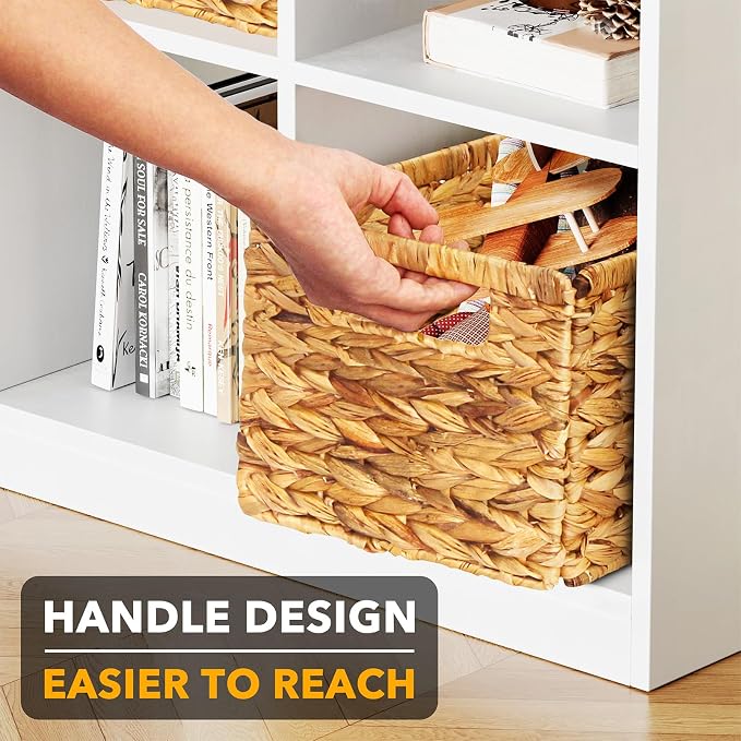 SpaceAid 6 Pack Wicker Basket, Storage Baskets - Image 6