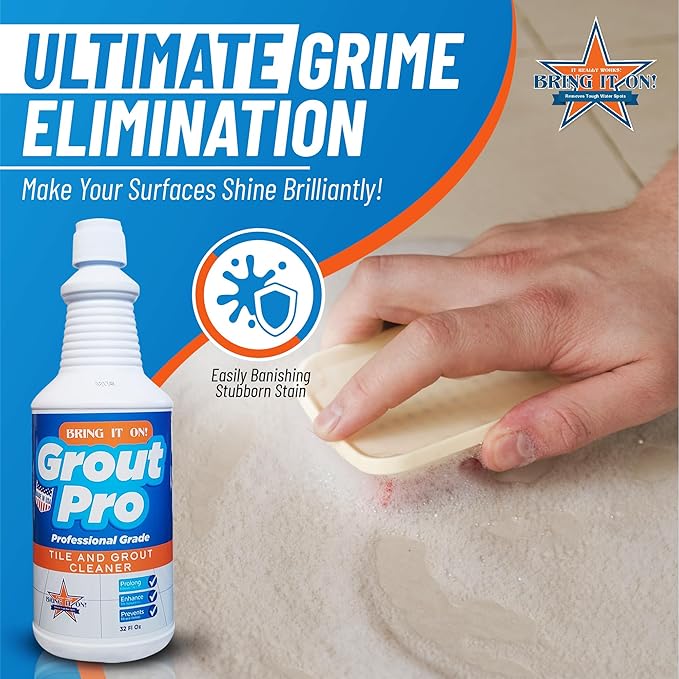 Bring It On Grout Pro Tile and Grout Cleaner – 32fl oz Grout Cleaner - Image 3