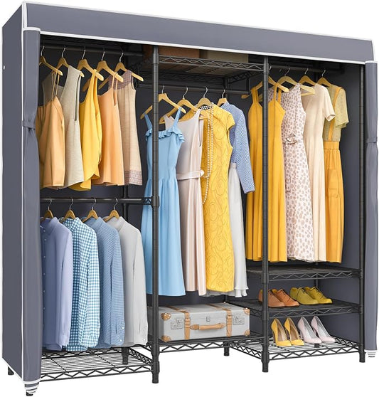 VIPEK V5C Covered Clothes Rack Heavy Duty Portable Closet Wardrobe, by VIPEK