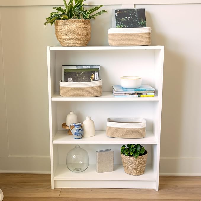 NaturalCozy 11.8"x8"x4.5” Storage Baskets - Image 9