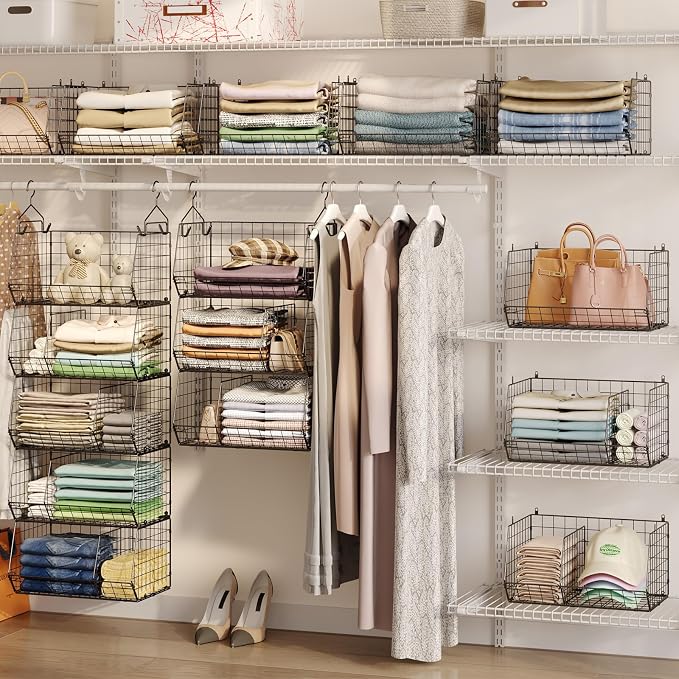 5 Tier Extra Large Closet Hanging Organizer - Image 4