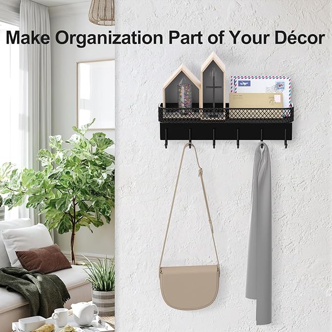 Key Holder for Wall – Decorative Stainless Steel Key Hanger - Image 5