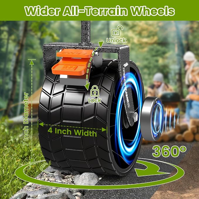 300L Collapsible Wagons Cart - Image 3