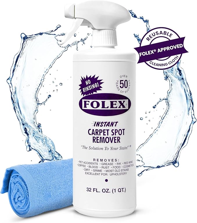 FOLEX Instant Carpet Spot Remover 32 oz – Powerful Stain Remover - Image 3