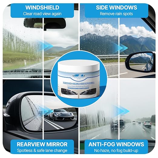 4.94 oz Cerium Oxide Glass Polishing – Premium Windshield Glass Scratch Remover - Image 6