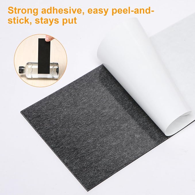CHUNZEXI Non Slip Furniture Pads 6 PCS 6" x 2", Self Adhesive Rubber Grippers - Image 5