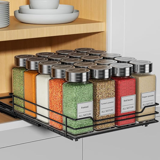 RCHYFEED Pull Out Spice Rack Organizer by RCHYFEED