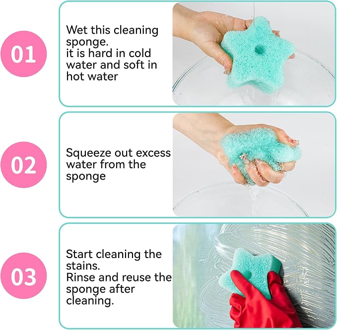 4 Pack Kickleen Scrub Color Sponge - Image 6