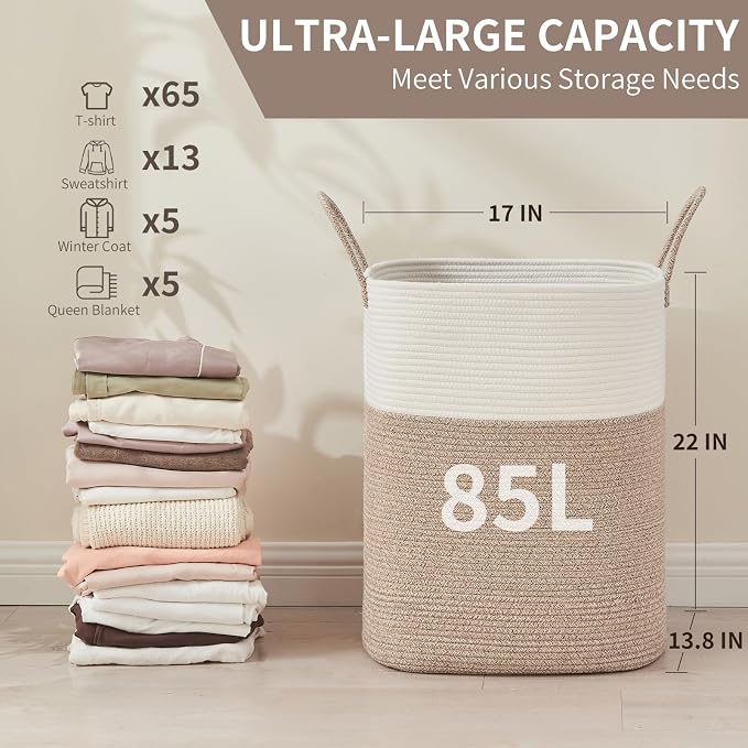 Laundry Basket with Handles - Image 2